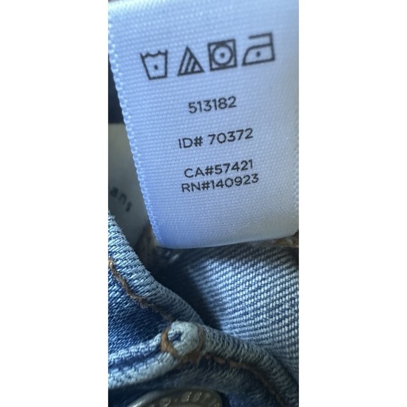 LOFT Women's Skinny Jeans Blue Mid Rise Stretch Denim Size 10 Regular Classic - Picture 7 of 7